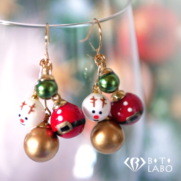 サファイア ピアス 一粒 宇宙 プラチナ ピアス クリスマス