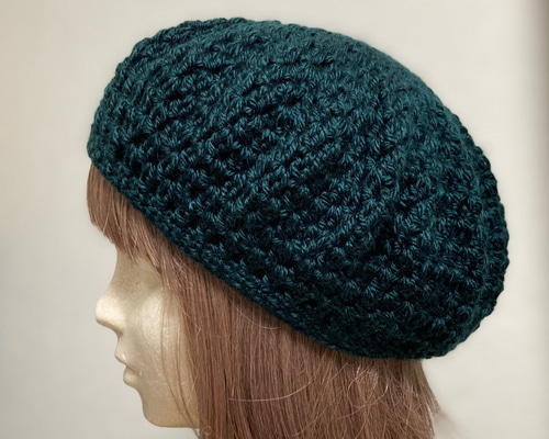 GANNI 緑 ストライプ ベレー帽　ニット帽　グリーン　緑 GANNI 緑 ストライプ ベレー帽 ニット帽 グリーン 緑 緑 ベレー帽