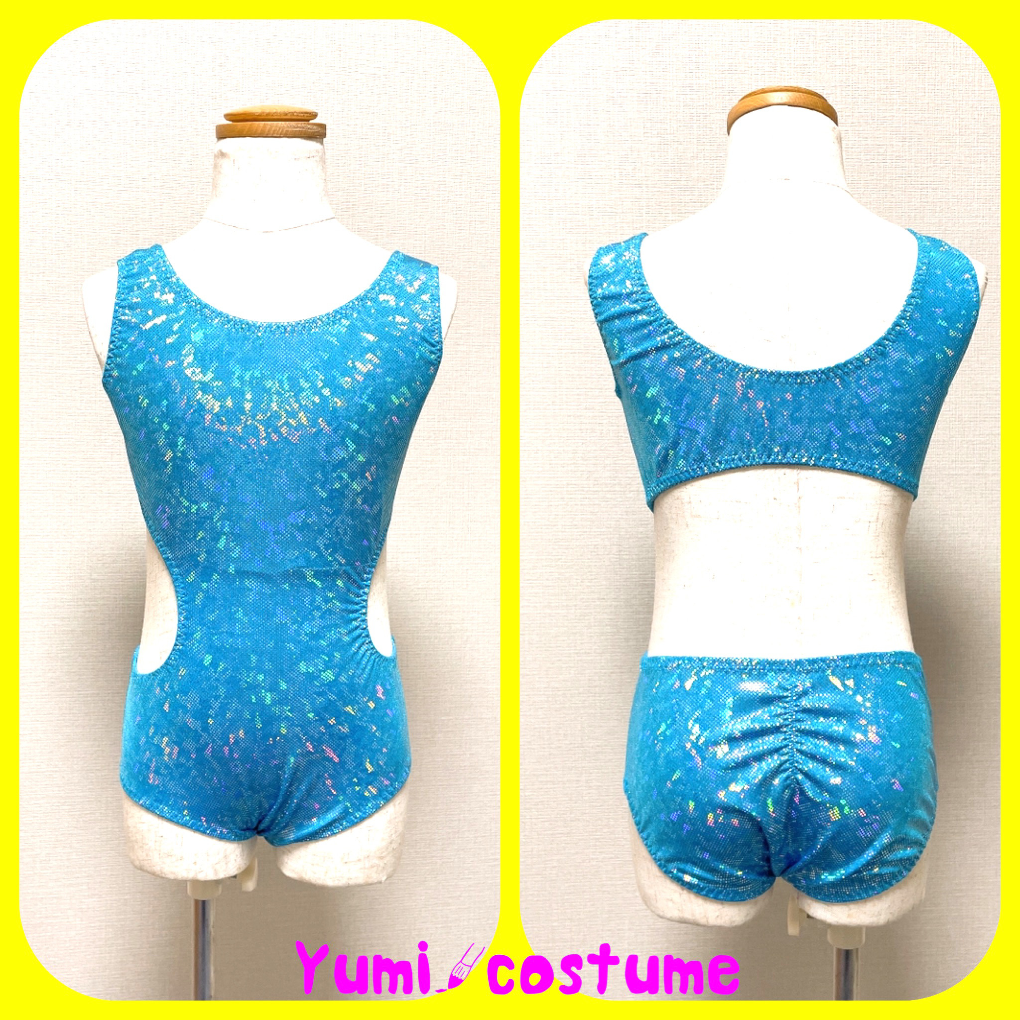 キッズ　ポールダンスコスチューム　レオタード