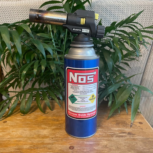 CB缶(カセットガス)マグネットカバー☆ブルーメタリック☆NOS