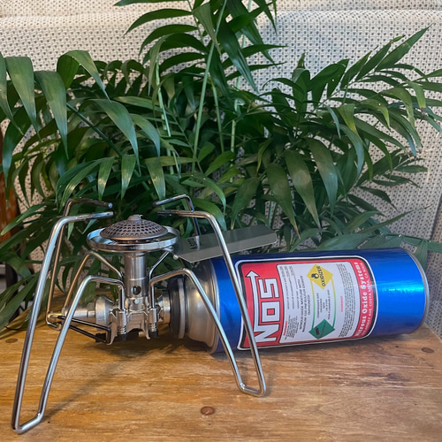 CB缶(カセットガス)マグネットカバー☆ブルーメタリック☆NOS