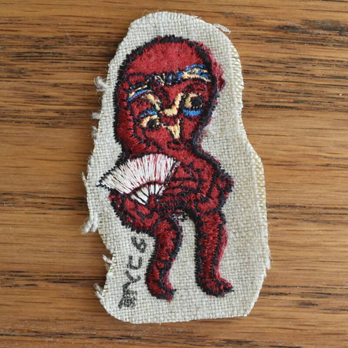 刺繍のあっぷりけ[Let's Dance_たこ入道]浮世絵の妖怪 ワッペン