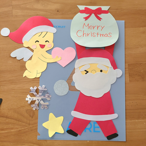 もうすぐ クリスマス 壁面飾り 11月12月 サンタ 天使 プレゼント