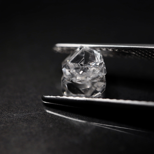 虹入り　透明度抜群　極上　ハーキマー ダイヤモンド　原石　1.46ct 7枚目の画像