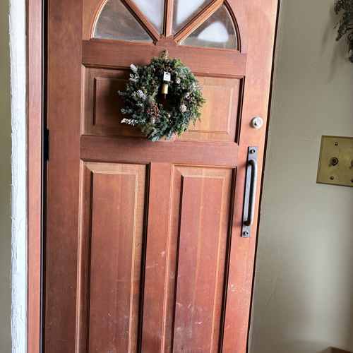 クリスマス2025//クリスマスリースベル付き！ずっとグリーン