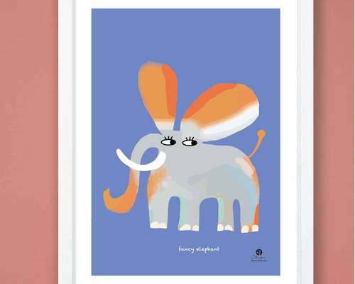 Leaf modern イラスト ポスター A4 A3 A2 A1 アート アート