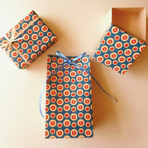 8月/月末SALE♡りんご3】デザインペーパー/コラージュシート45枚888円