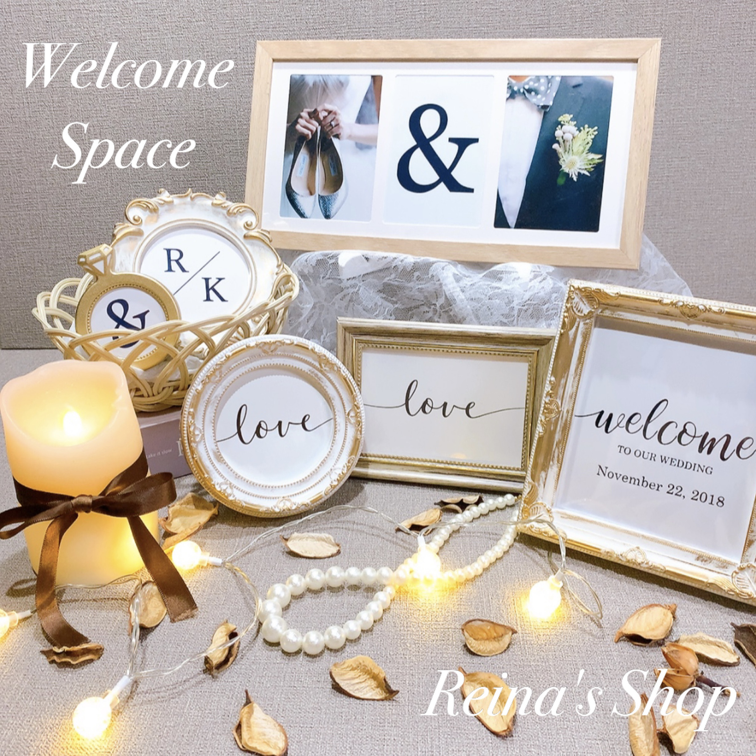 結婚式 ウェディング ウェルカムスペース まとめ売り Ω