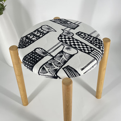 えっこ様オーダーご確認／ミナペルホネン＊イームズチェア&木製スツール＊タンバリン えっこ様オーダーご確認／ミナペルホネン＊イームズチェア&木製