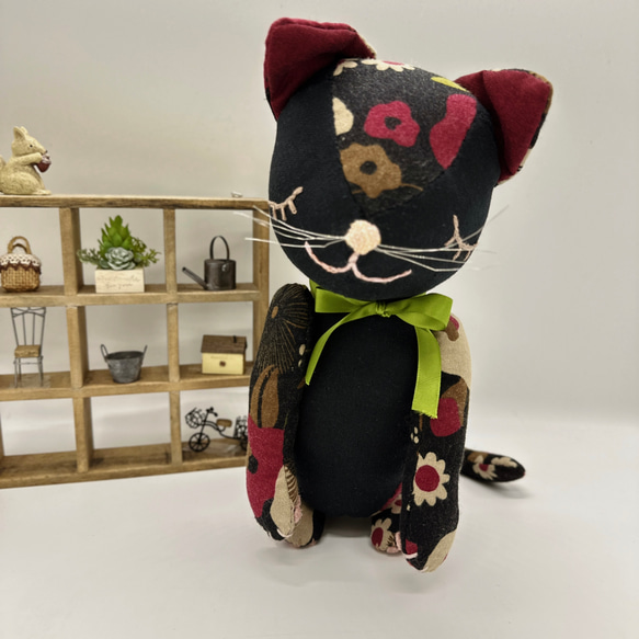 【ハンドメイド】ねこのぬいぐるみ ねこのぬいぐるみ 〜ノスタルジックなねこちゃん〜 ぬいぐるみ Poupée