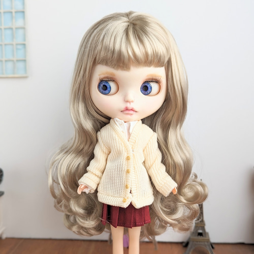 ※単品※白のふんわりかぼちゃパンツ※ブライスアウトフィット※1/6ドール服 1061※ブライスアウトフィット※ピンクのロリータワンピース ※1/6
