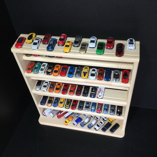 トミカ収納棚9段 125台収納 木製 おもちゃ・人形 大人の少年 通販