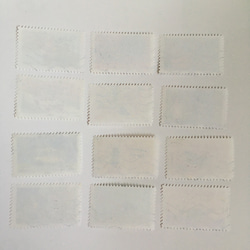 使用済切手  フランス 環境保護のグリーティング12枚セット 2枚目の画像