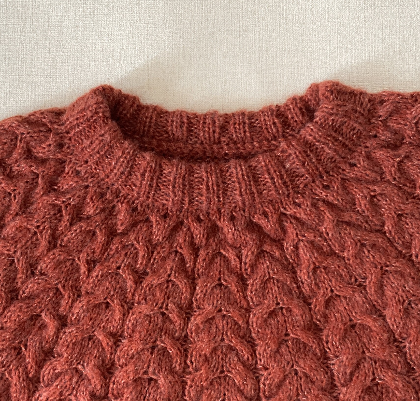 丸ヨークプルオーバーオレンジ