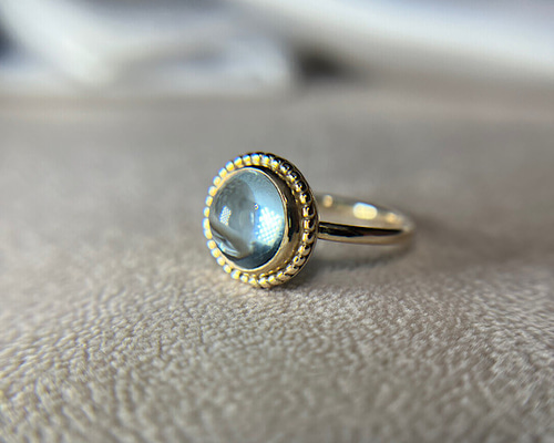 K10ブルートパーズフラワーリング RG21-084 指輪・リング TOMOMI.S