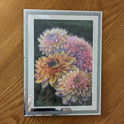 ダリア　原画 ダリア」 by Yass｜Artmeter｜暮らしを彩るアートが、きっと見つかる