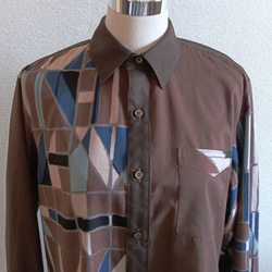 〈neo classic〉アーティストデザインシャツ　034　1点ものの個性的なシャツ 5枚目の画像