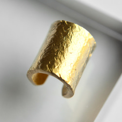 耳夾 10mm 鑲嵌黃銅 金黃銅 第1張的照片
