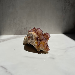 南アフリカ産【アメジストカクタスクォーツ】(308ｇ) 大／手の平サイズ 鉱物 天然石 紫水晶 14枚目の画像