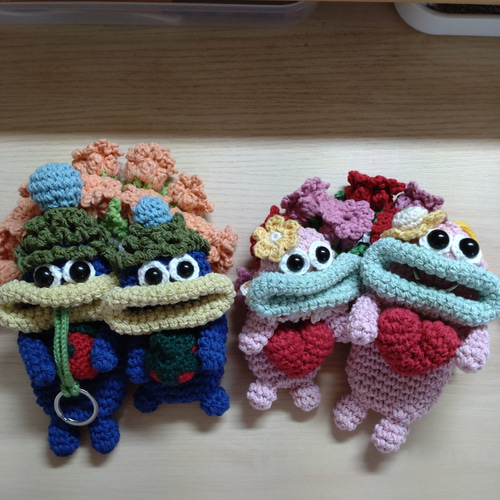 カエルのキーケース ハンドメイド パクパクモンスター風｜Yahoo