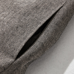 ★即納★大人気のヴィンテージ風柄　秋冬厚てワンピース　ゆったり　裏地付き 薄茶色 221002-4 8枚目の画像