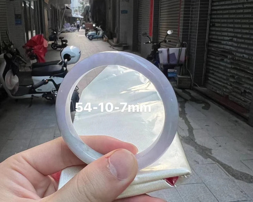 翡翠バングル　紫色 天然翡翠バングル紫氷翡翠旧鉱山ブレスレットオリジナル石バングル内径