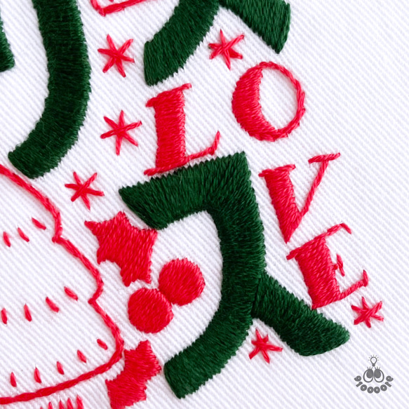 【刺繍図案/動画あり】メリィクリスマス 【PDFダウンロード】 ：PDF_P02 8枚目の画像