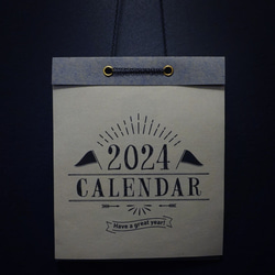 ［2024年］ヴィンテージ風カレンダー 2枚目の画像
