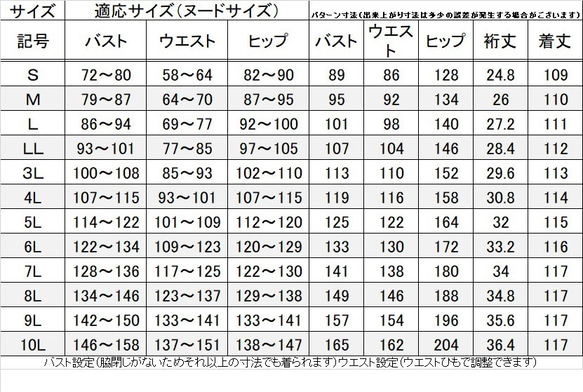 日本製　羽織るエプロン 水玉プリント可愛いリボン付き 《7L～10L》 ロング丈エプロンドレス　135100-DT-3 11枚目の画像