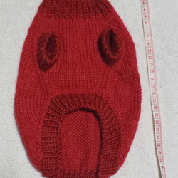 〈お年玉セール〉下記より2割引❤️犬用　色違い、サイズ違い有り。手編み毛糸セーター 5枚目の画像