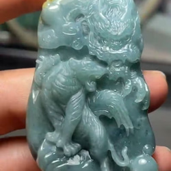 Natural typeA 翡翠龍 天然翡翠龍ブランド ペンダントトップ