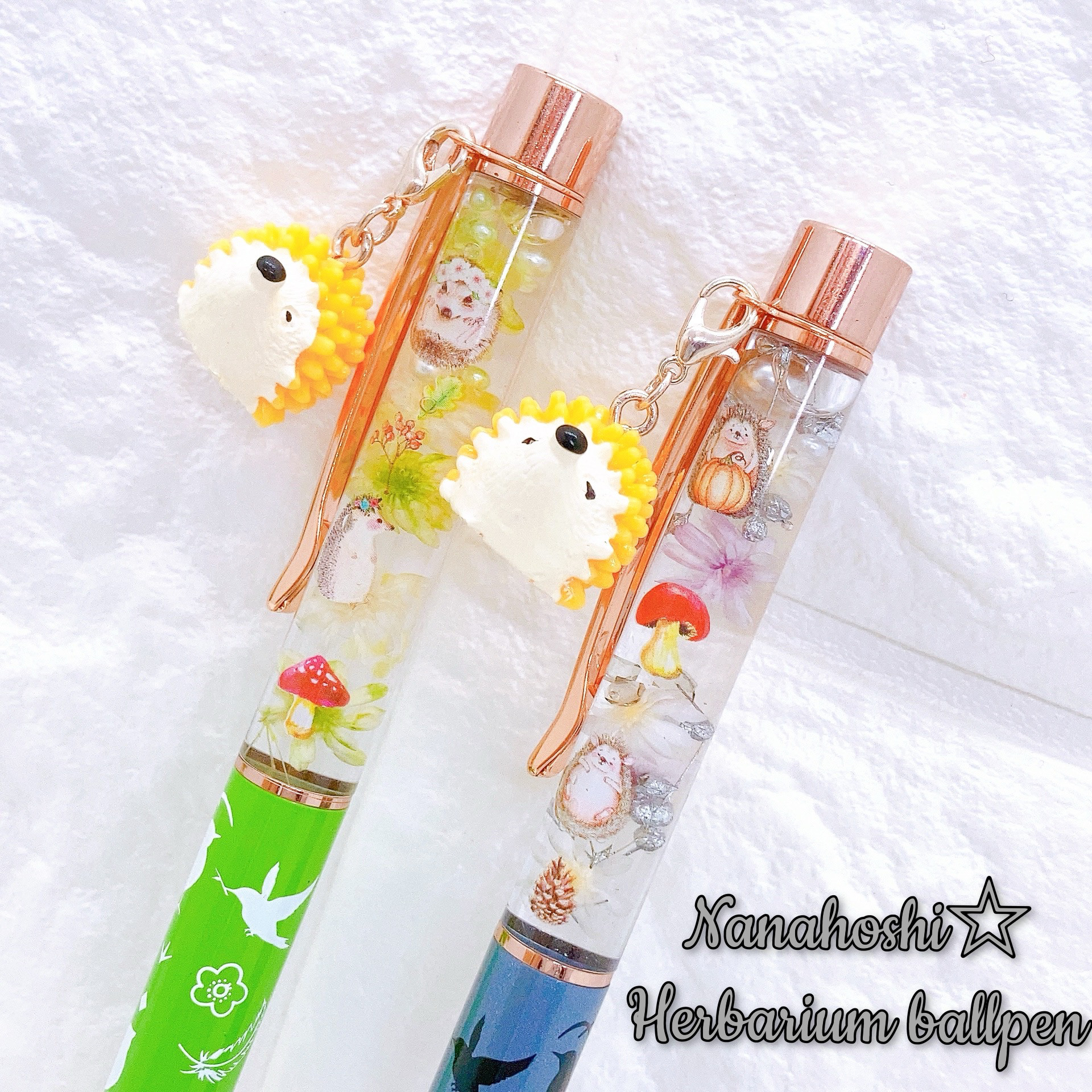ハリネズミ　はりねずみ　動物　ペット　ハーバリウム　ボールペン　プレゼント　ギフト　お祝い　アニマル　ハーバリウムペン        Ω