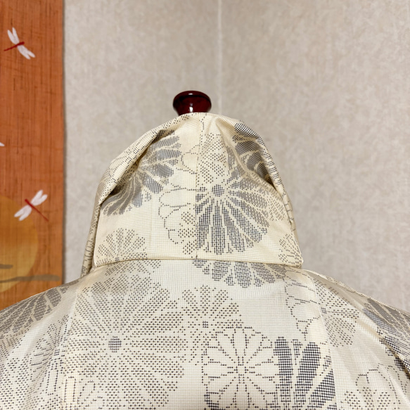 白大島紬で作ったコート　星影 7枚目の画像