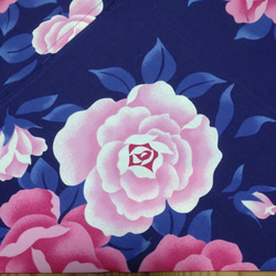 あずま袋  畳むとポケットティッシュサイズに❗紺 4枚目の画像