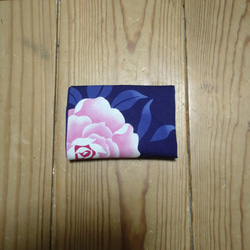 あずま袋  畳むとポケットティッシュサイズに❗紺 10枚目の画像