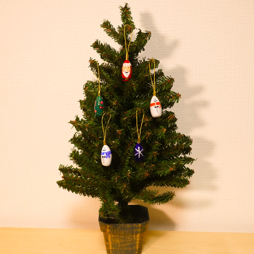 どんぐりクリスマスオーナメント(サンタ・雪だるまなど5種