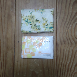 あずま袋  畳むとポケットティッシュサイズに❗薄黄 8枚目の画像