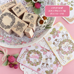 SALE！苺ちゃんのハンドはんこset