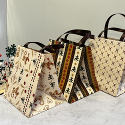 ハンドメイド ミニ紙袋 ブラックハロウィン 12枚セット 再販】ハロウィン柄のミニ紙袋① 12枚セット その他雑貨 アトリ