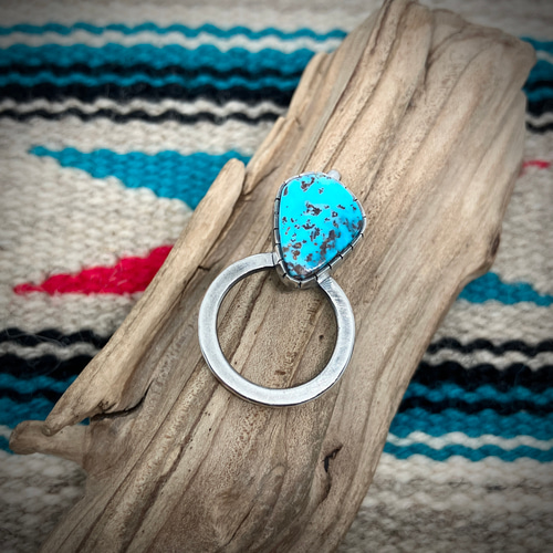 キャンデラリアターコイズシルバーネックレス# インディアン