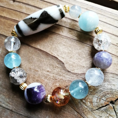 専用出品　天珠のブレスレット 五眼天珠のブレスレット