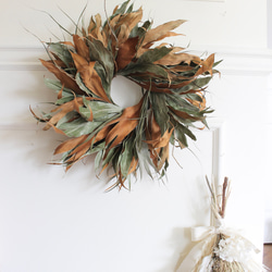 グレビレアゴールド リース〜 リース chocolat flo 通販 16801981