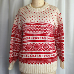 ノルディックセーター 北欧 フェアアイル スキー ニット・セーター