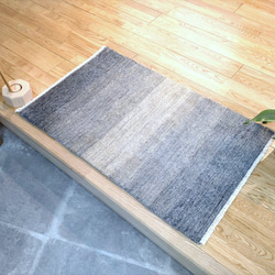 試用活動] 四季地毯，享受四個季節 有機地毯 93x63cm 灰色 第1張的照片