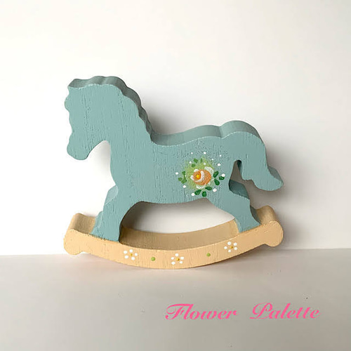 木製ロッキングホース 多色 ロッキングホース トロイの木馬 子供用