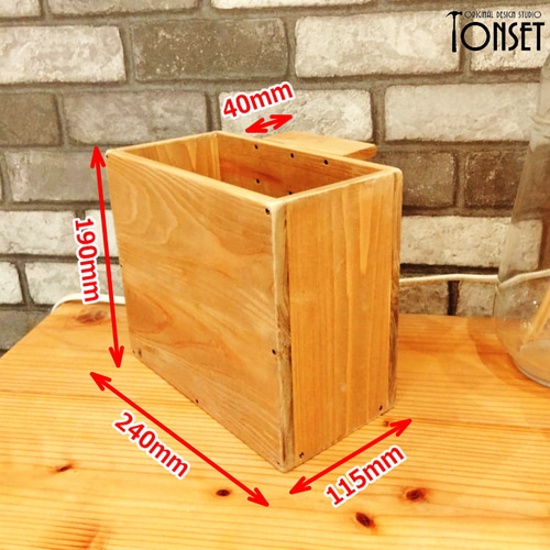 ちょこんと挟み込みサイドポケット オークcol. 机・デスク 工房ONSET  