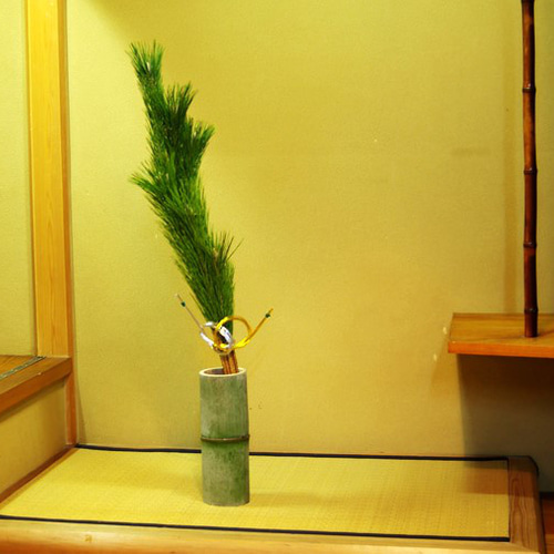 京もの 花入・花器「青塗寸胴」 ～お正月の若松飾りにも～ 一輪挿し