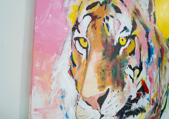 Title "Tiger"　contemporary painting 第3張的照片