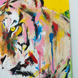 Title "Tiger"　contemporary painting 第4張的照片