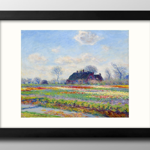 クロード・モネ、「Tulip Fields at Sassenheim,near クロード・モネ、「Tulip Fields at Sassenheim,near Tulip Fields at